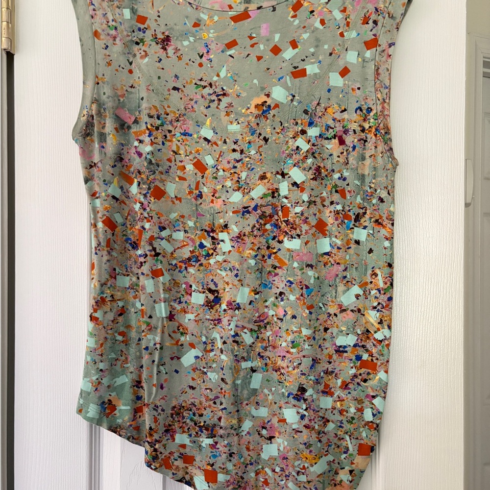 Cynthia Rowley Multicolor Confetti Tank Top